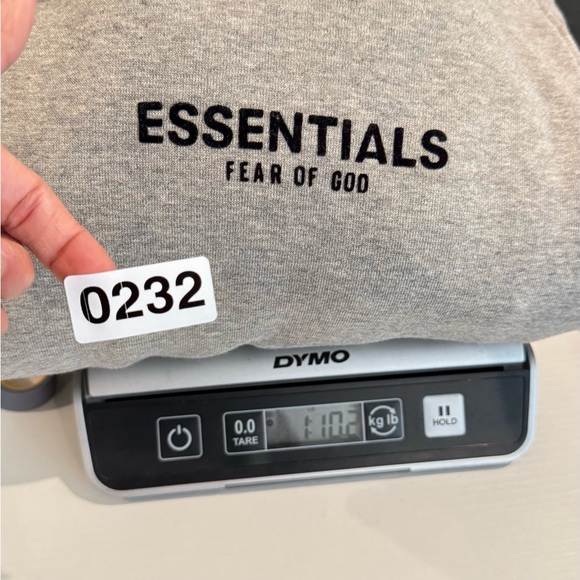 Fear of God ESSENTIALS Grey Hoodie Medium Unisex Streetwear Pullover - Picture 8 of 8